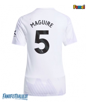 Manchester United Harry Maguire #5 Tricou Fotbal Replică 2025-26 Femei Deplasare